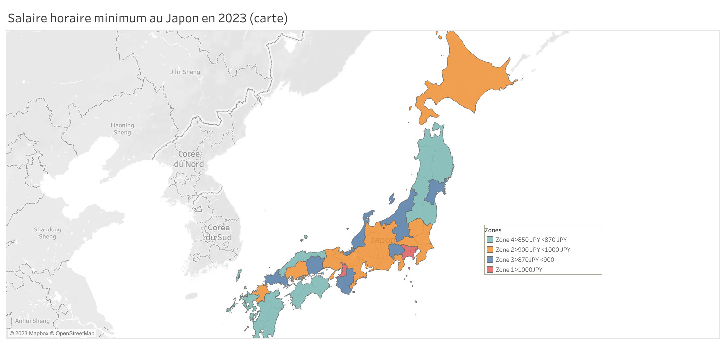 Le salaire horaire minimum au Japon - Paris Tokyo